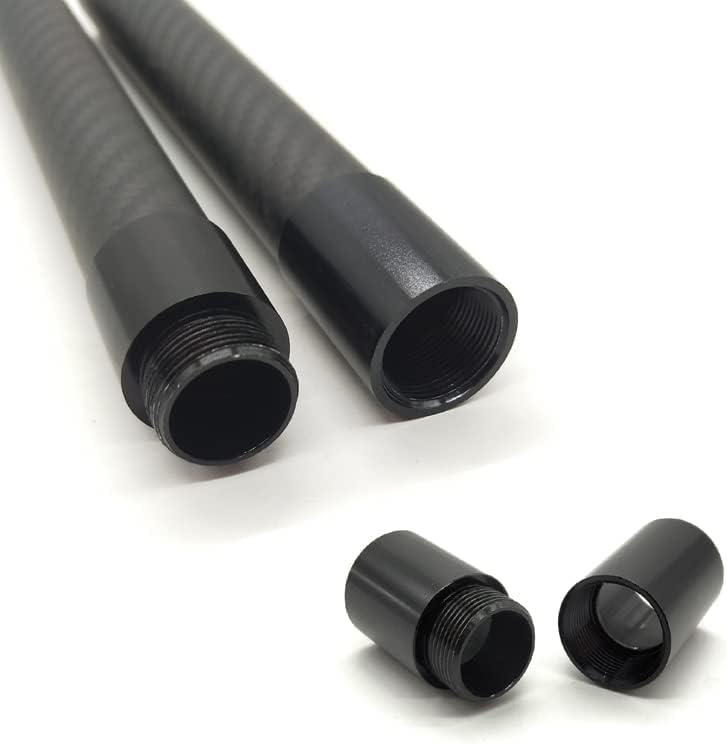 YIKONG Carbon Tube Connector D10/12/16/18/20/25mm Aluminum Alloy Tube Connector Handheld Rod Connector (18mm/pcs) - Image 3